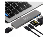 Zenwire Hub 7w1 USB-C HDMI 4K SD Thunderbolt 3.0 Macbook - 1604638 - zdjęcie 2